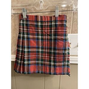 Fiona McDonald Moffitt‎ Scotland Tartan Red Plaid Kilt Boys Size 2